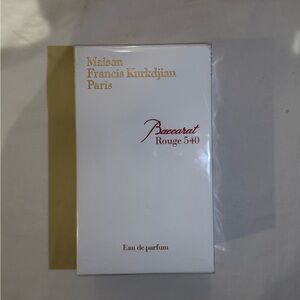 Maison Francis Kurkdjian White and Gold Packaging